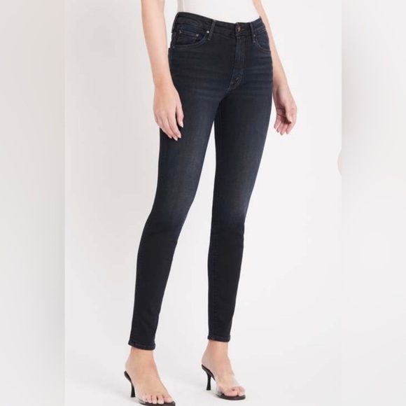 MOTHER THE LOOKER CROP jeans Coffee Tea or - Picture 1 of 16